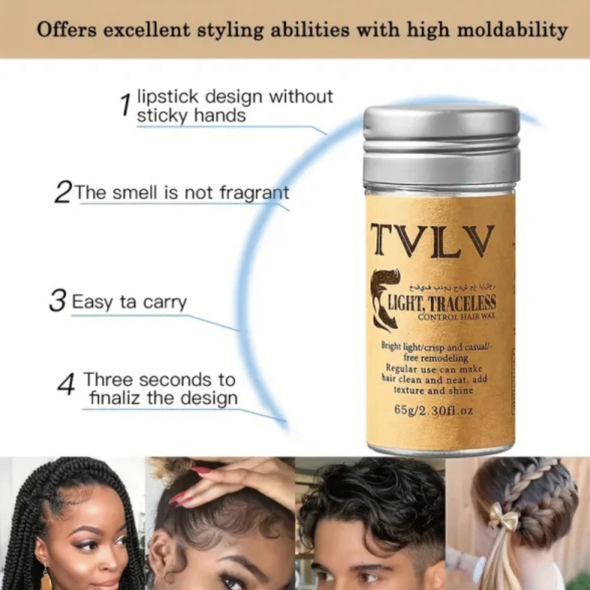 Tvlv Hair Wax Stick